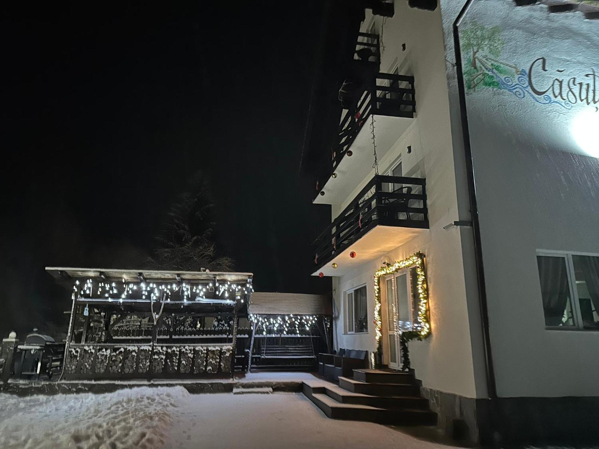 Casuta De Langa Izvor Hotel Moeciu De Sus Exterior foto